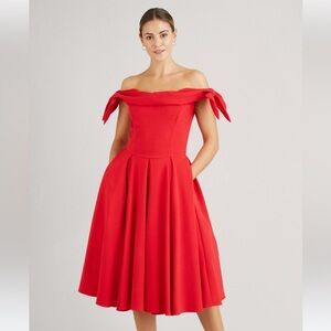 The Pretty Dress Company Tilly Prom Dress Red UK 8 US 4 TPDC